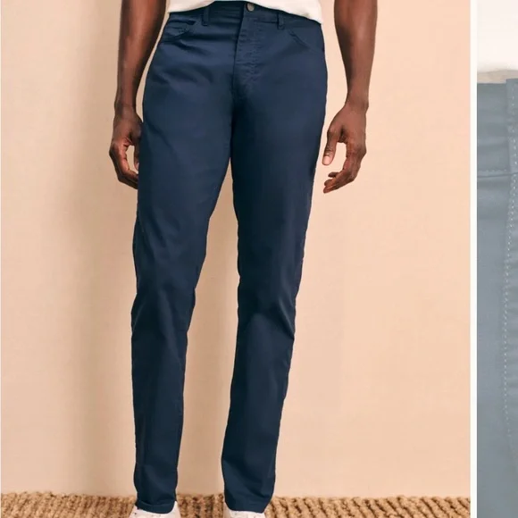 Faherty Movement™ 5-Pocket Pant Athletic Fit - Picture 2 of 5